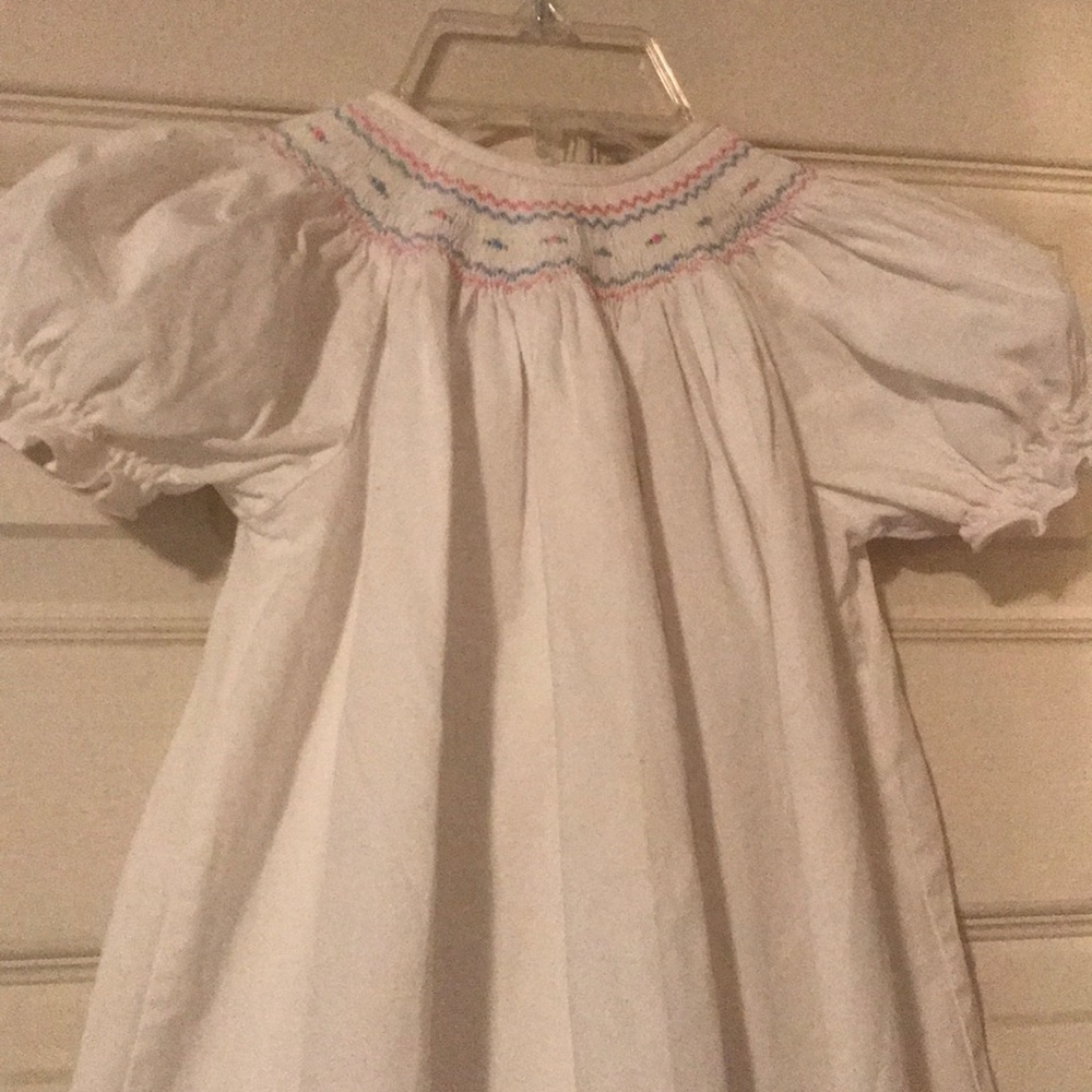 Girls smocked dress
